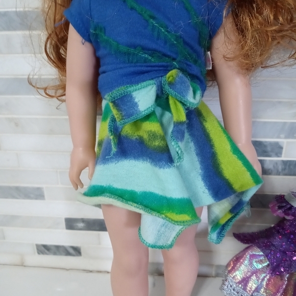 American Girl Wellie Wishers 15" Willa Doll with 4 Outfits Red hair Hazel eyes - Picture 4 of 9